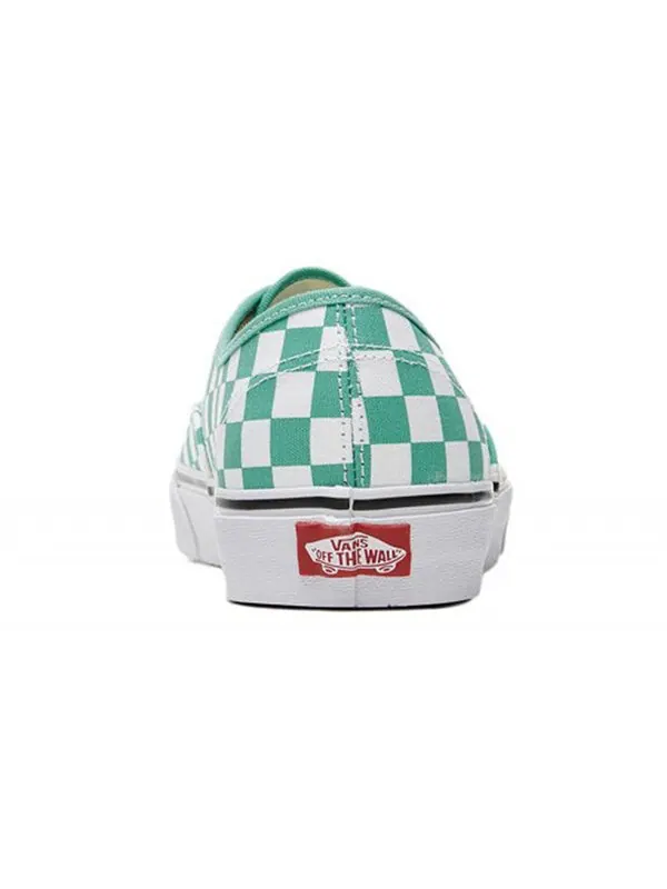 Кроссовки authentic 'checkerboard - waterfall' Vans — изображение 3 из 4, зеленый, белый