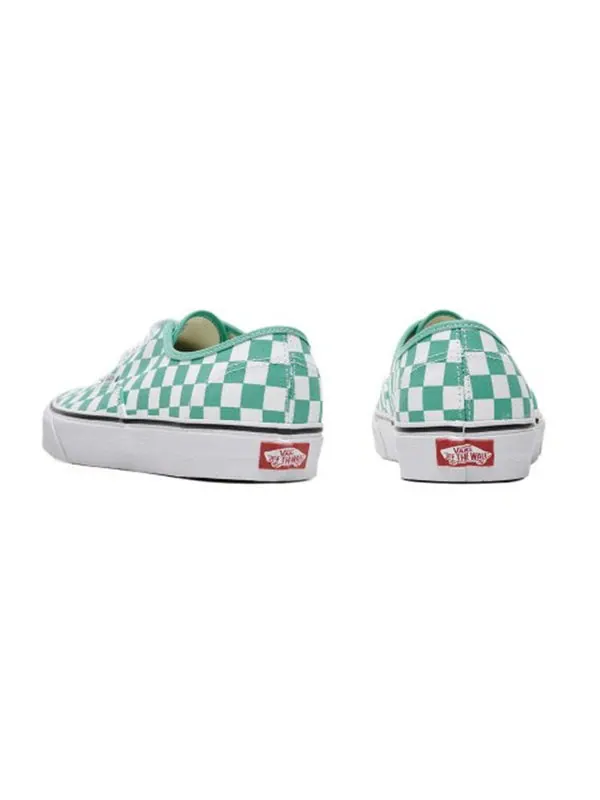 Кроссовки authentic 'checkerboard - waterfall' Vans — изображение 4 из 4, зеленый, белый