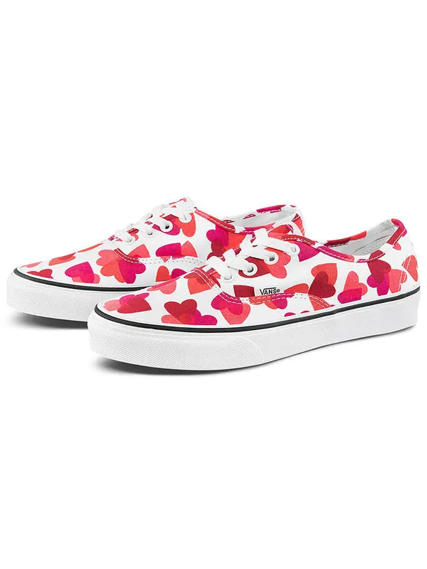 Кроссовки authentic 'valentine hearts' Vans — изображение 2 из 4, красный