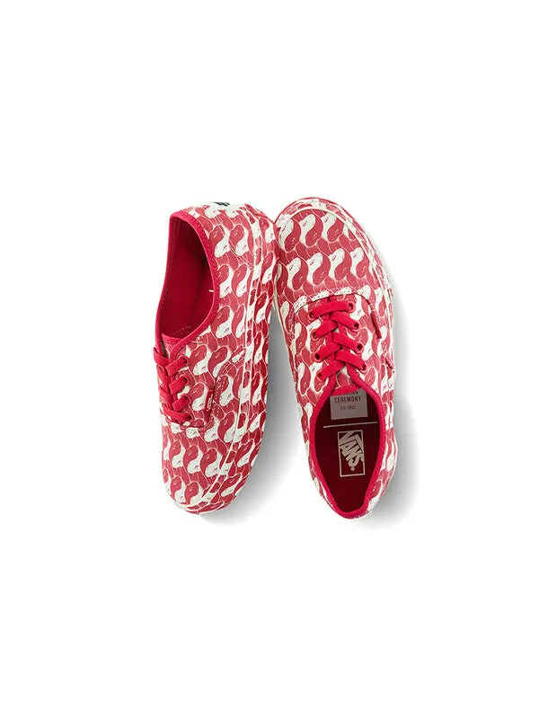 Кроссовки opening ceremony x authentic 'snake checker' Vans — изображение 4 из 4, красный/белый