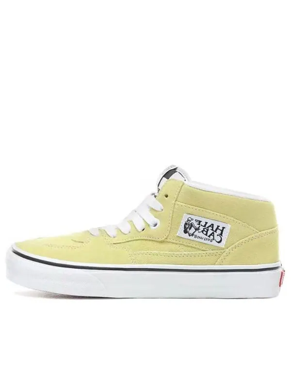 Кроссовки suede half cab 'endive' Vans — изображение 1 из 4, светлый желтый