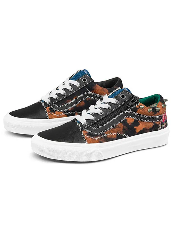 Кроссовки old skool brown/black Vans — изображение 2 из 4, коричневый/черный