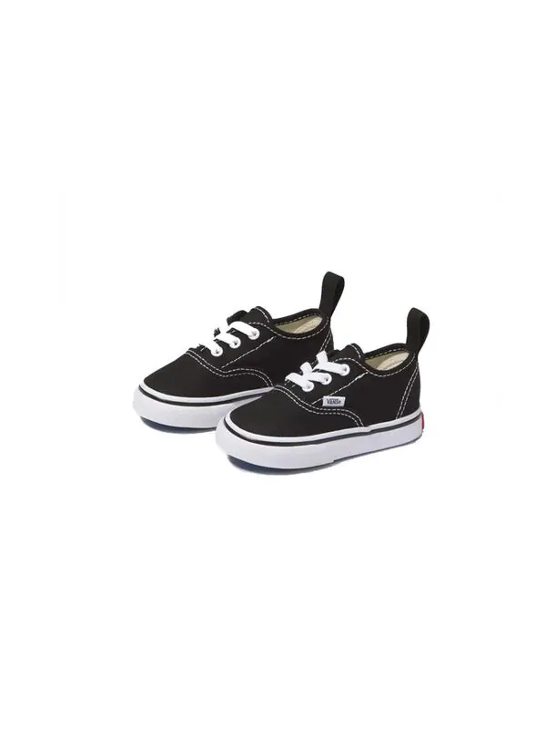 Кроссовки authentic elastic lace 'black' Vans — изображение 4 из 4, черный