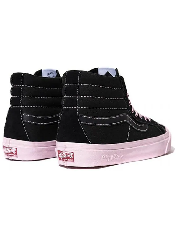 Кроссовки anti social social club x dover street market x sk8-hi 'black' Vans — изображение 3 из 4, черный