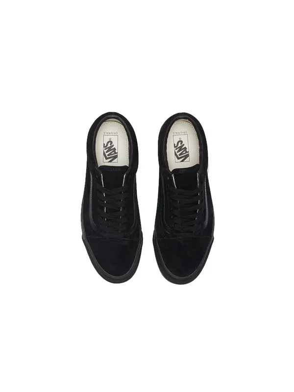 Кроссовки old skool lx leather suede 'black' vn0a36c869e Vans — изображение 3 из 4, черный