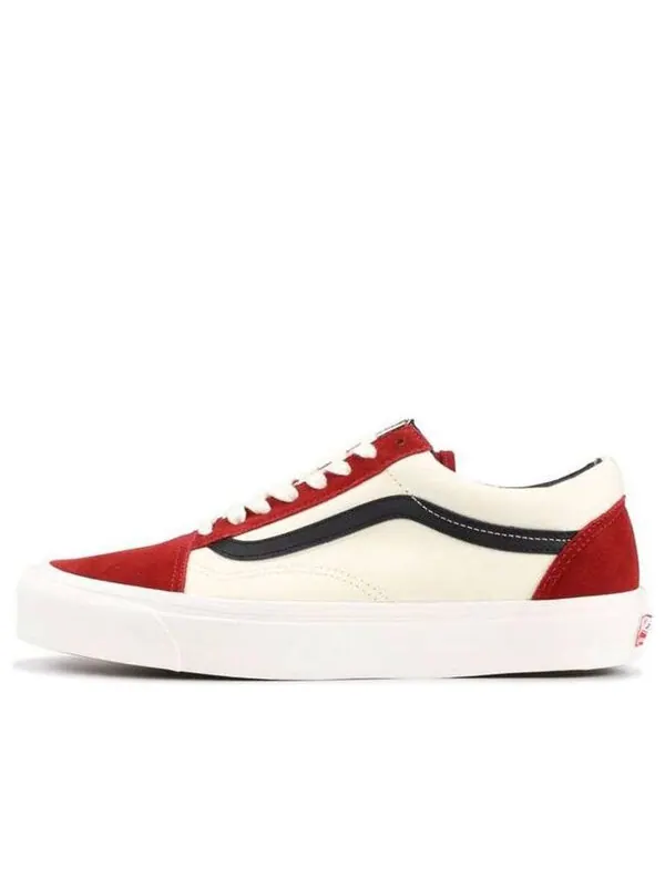 Кроссовки og old skool lx 'red dahlia' Vans — изображение 1 из 4, красный/белый