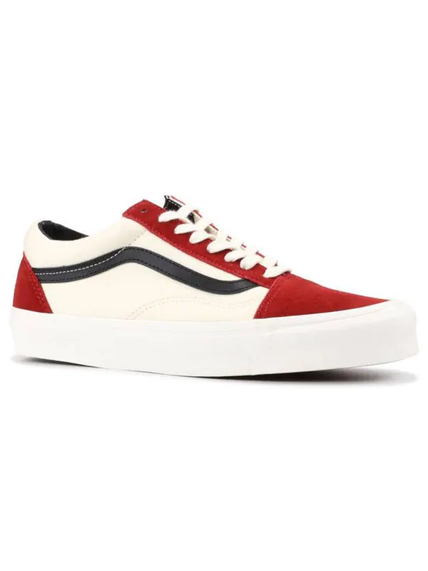 Кроссовки og old skool lx 'red dahlia' Vans — изображение 2 из 4, красный/белый