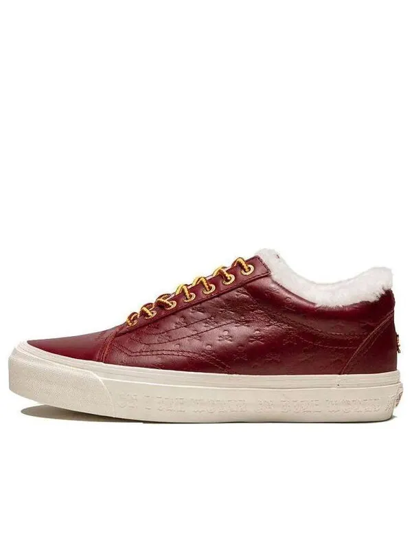 Кроссовки kith x mastermind world x og old skool lx 'brown' Vans — изображение 1 из 4, винный красный