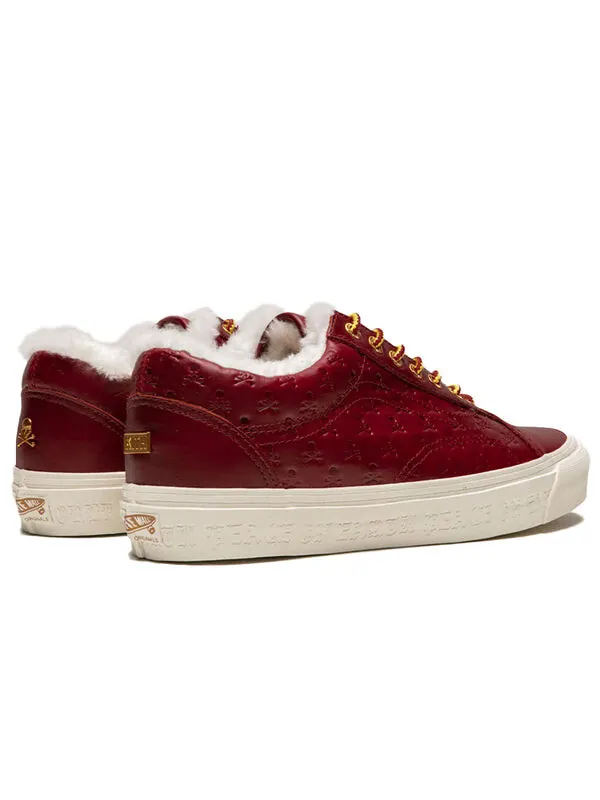Кроссовки kith x mastermind world x og old skool lx 'brown' Vans — изображение 4 из 4, винный красный
