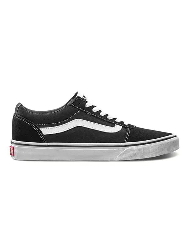 Кроссовки ward suede canvas 'black white' Vans — изображение 2 из 4, черный