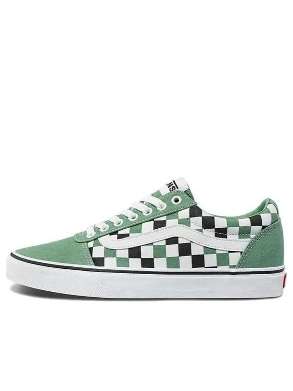 Кроссовки ward 'checkered green' Vans — изображение 1 из 4, зеленый/белый/черный