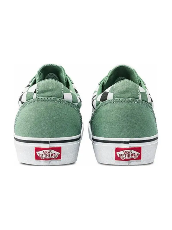 Кроссовки ward 'checkered green' Vans — изображение 3 из 4, зеленый/белый/черный