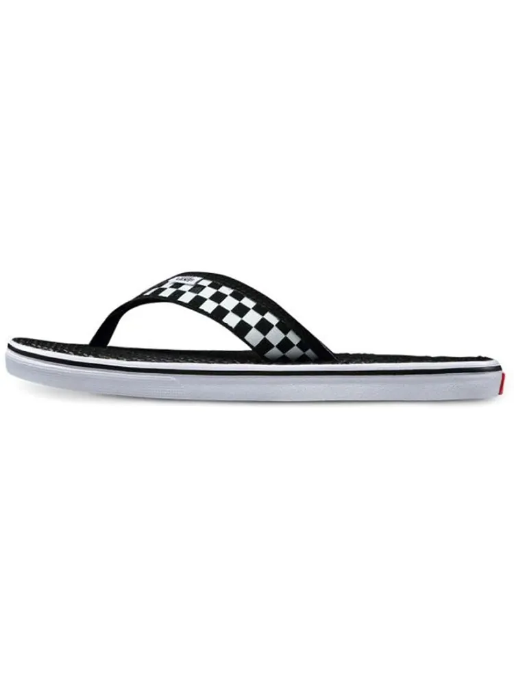 Шлепанцы Vans La Costa Lite 'Checkerboard - Black White' — изображение 2 из 5, черный