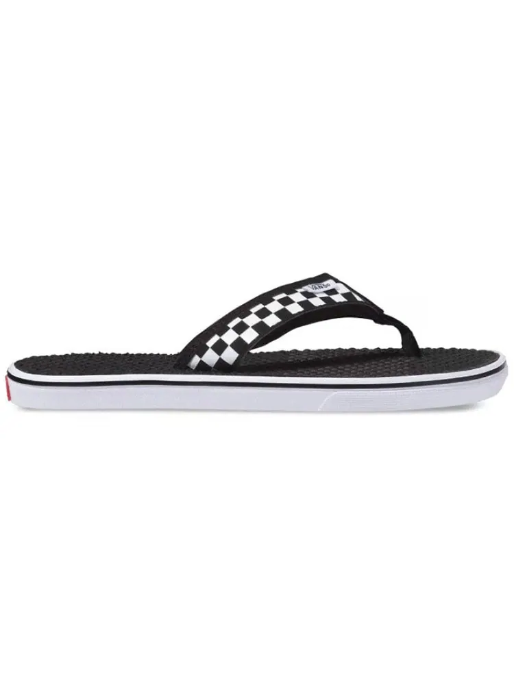 Шлепанцы Vans La Costa Lite 'Checkerboard - Black White' — изображение 3 из 5, черный