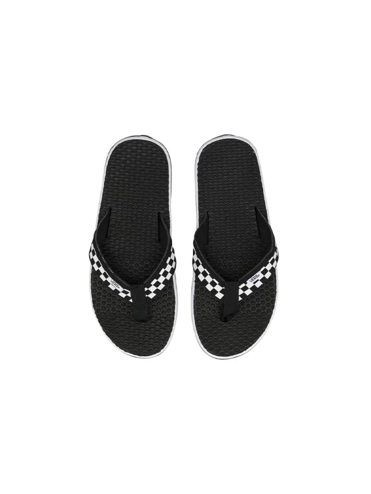 Шлепанцы Vans La Costa Lite 'Checkerboard - Black White' — изображение 4 из 5, черный