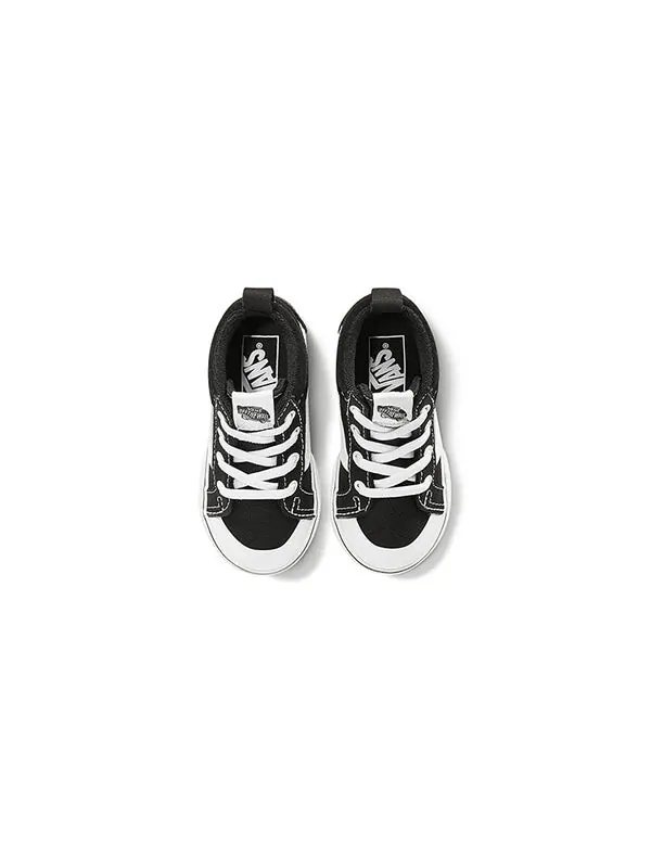 Кроссовки racer mid 'black white' Vans — изображение 3 из 4, черный