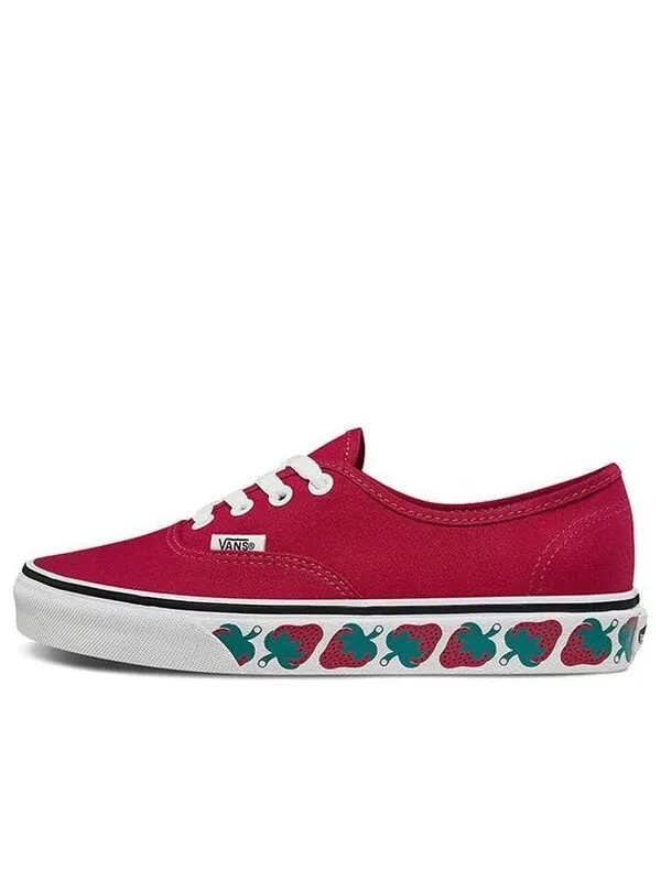 Кроссовки authentic 'strawberry tape' Vans — изображение 1 из 4, красный