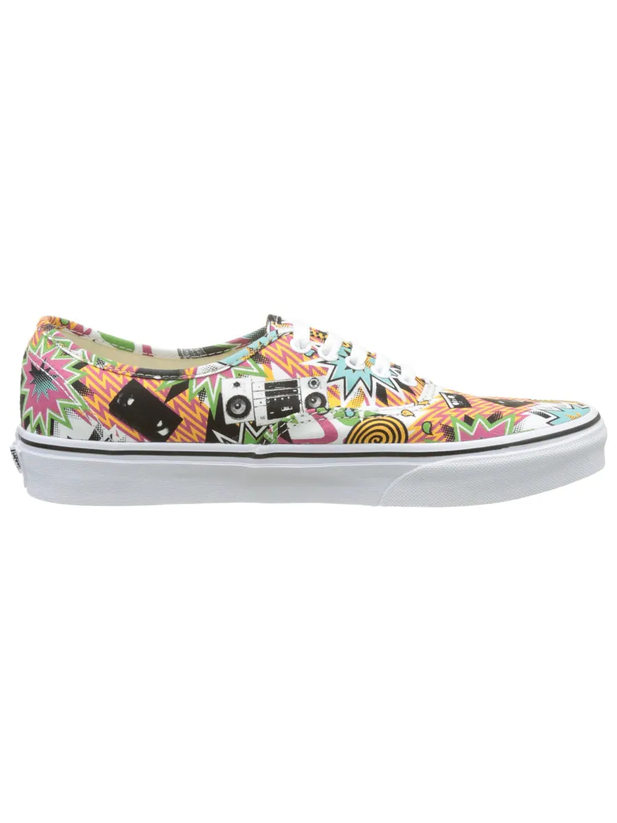 Кроссовки Vans Authentic Freshness 'Mixed Tape True White' — изображение 2 из 3, мульти