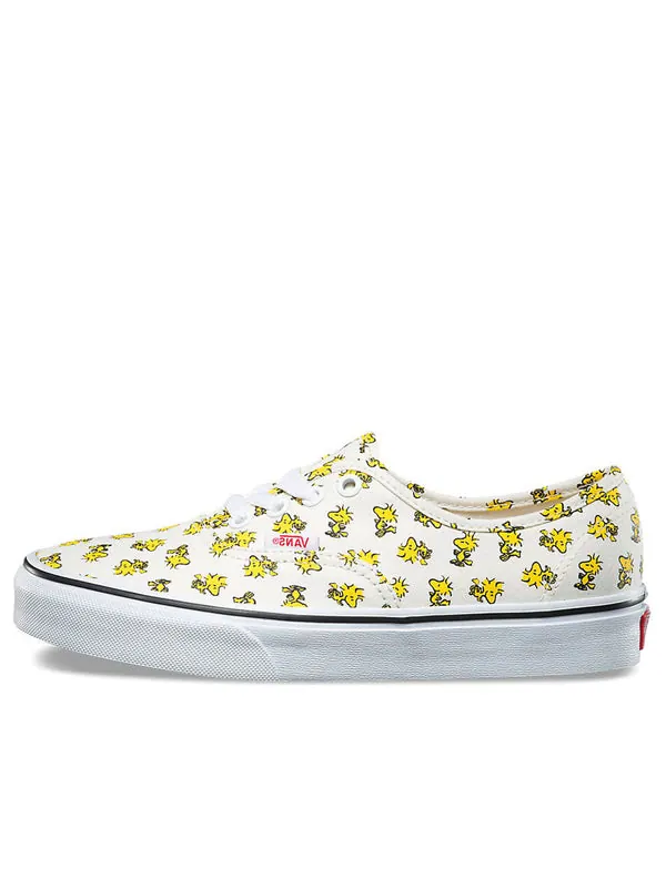 Кроссовки peanuts x authentic 'woodstock' Vans — изображение 1 из 4, белый/желтый