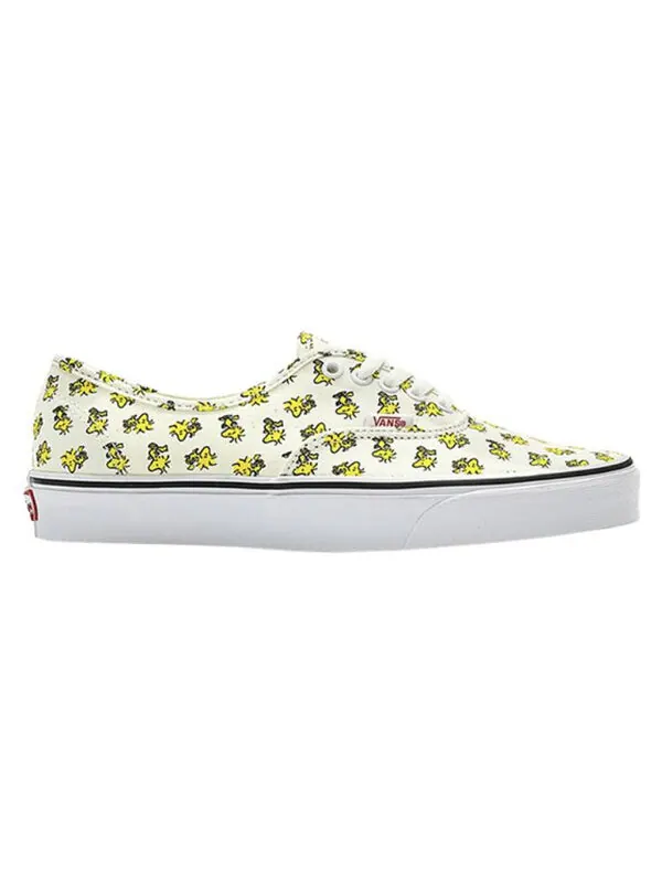 Кроссовки peanuts x authentic 'woodstock' Vans — изображение 2 из 4, белый/желтый