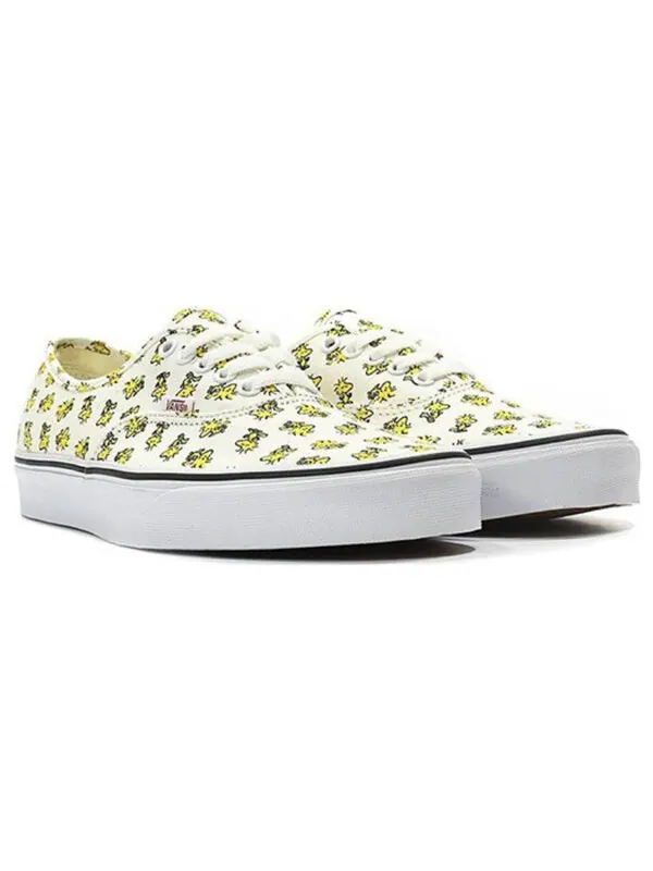 Кроссовки peanuts x authentic 'woodstock' Vans — изображение 3 из 4, белый/желтый
