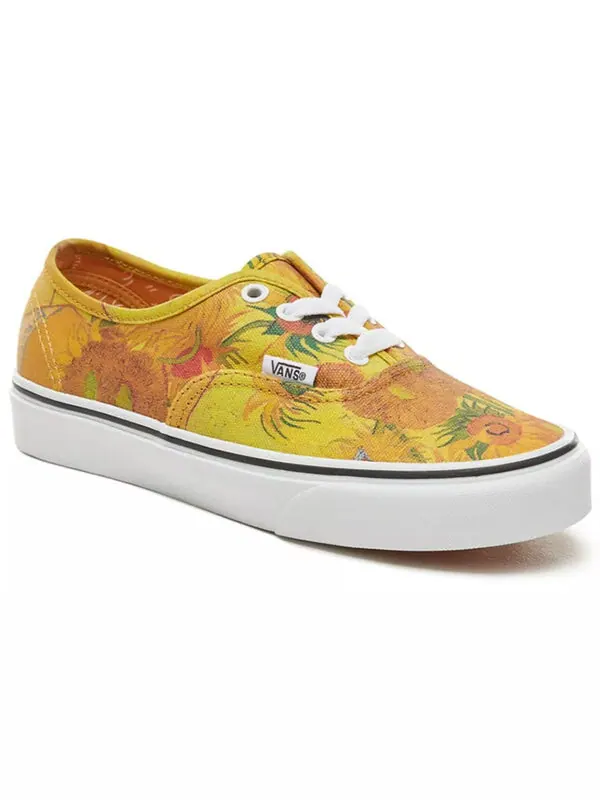 Кроссовки vincent van gogh x authentic 'sunflowers' Vans — изображение 2 из 4, желтый