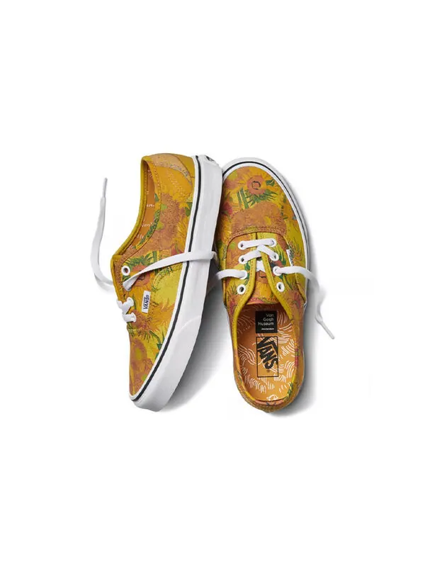 Кроссовки vincent van gogh x authentic 'sunflowers' Vans — изображение 4 из 4, желтый
