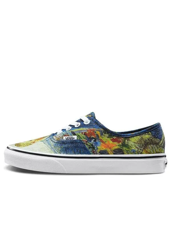 Кроссовки vincent van gogh x authentic 'self-portrait' Vans — изображение 1 из 4, синий/белый