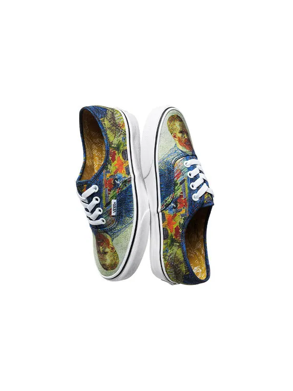 Кроссовки vincent van gogh x authentic 'self-portrait' Vans — изображение 3 из 4, синий/белый