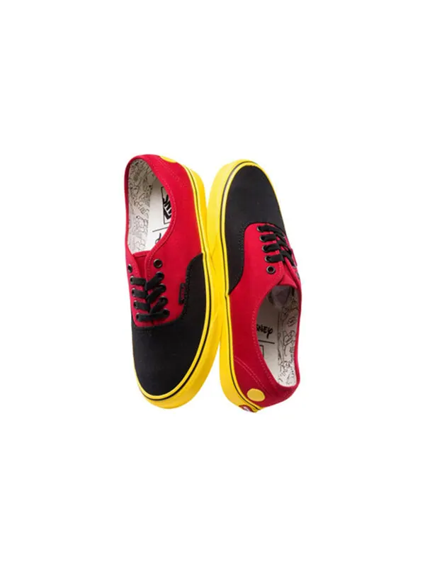 Кроссовки disney x authentic 'mickey' Vans — изображение 4 из 4, красный/черный/желтый