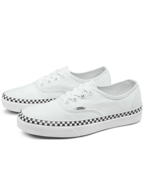 Кроссовки check foxing authentic white Vans — изображение 2 из 4, белый