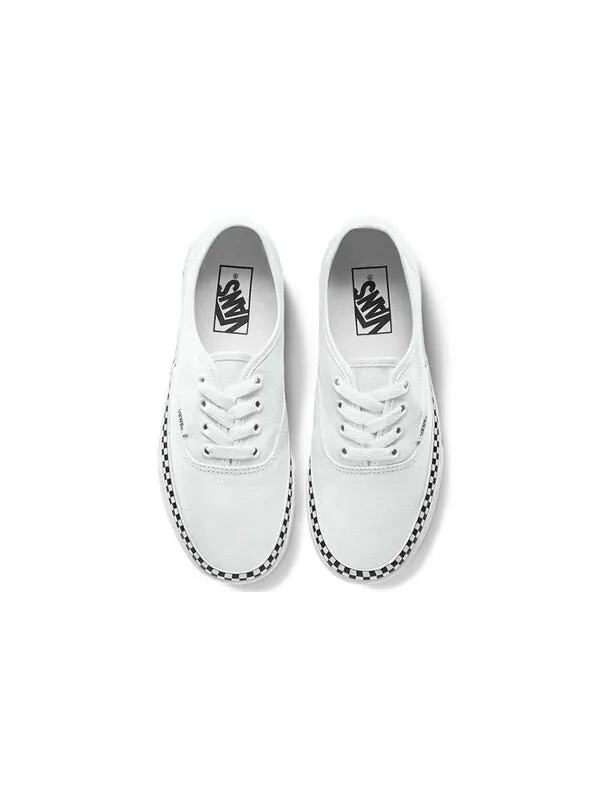 Кроссовки check foxing authentic white Vans — изображение 3 из 4, белый