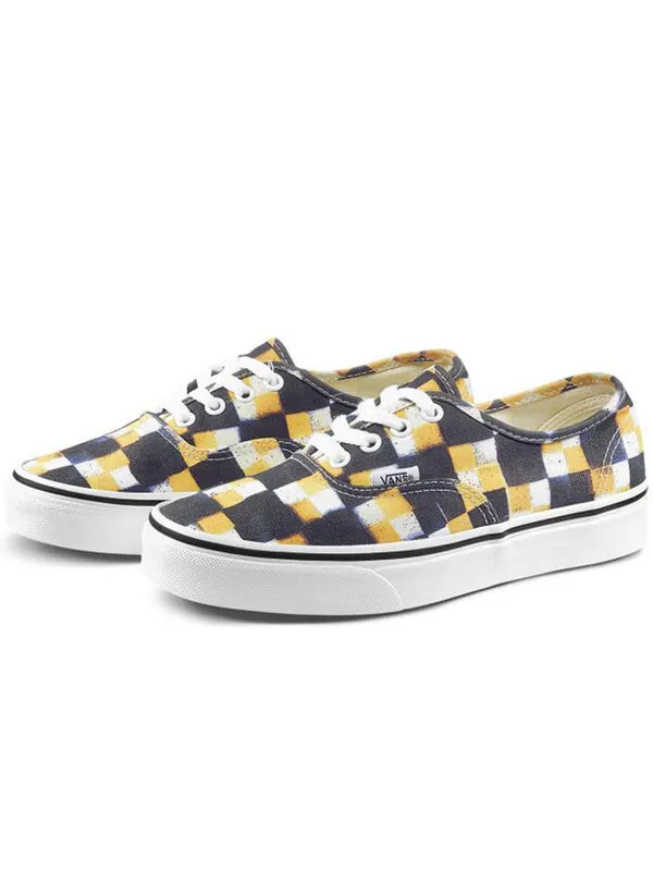 Кроссовки authentic double check vault 'yellow gray' Vans — изображение 2 из 4, желтый/серый