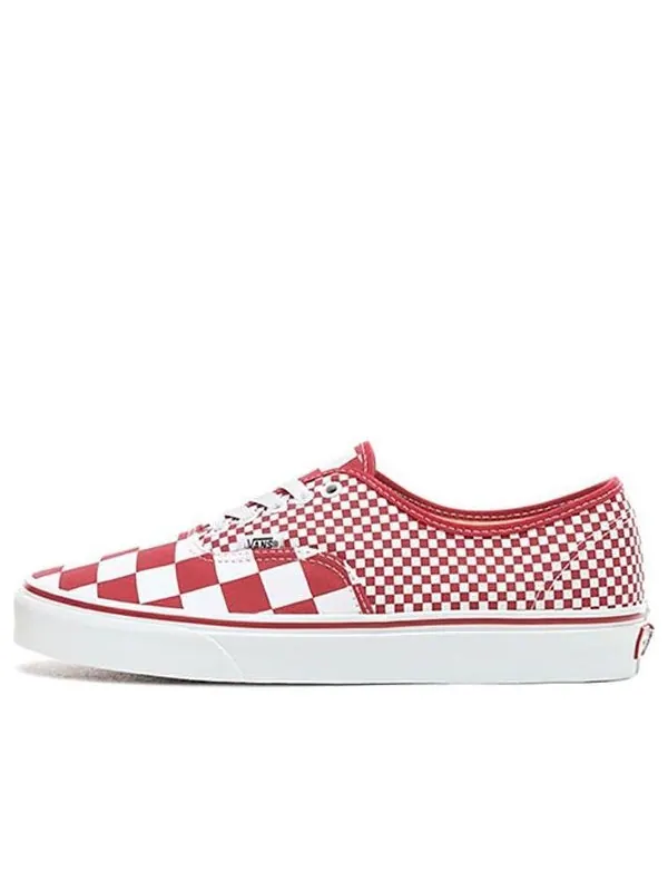 Кроссовки authentic 'mix checker' Vans — изображение 1 из 4, красный