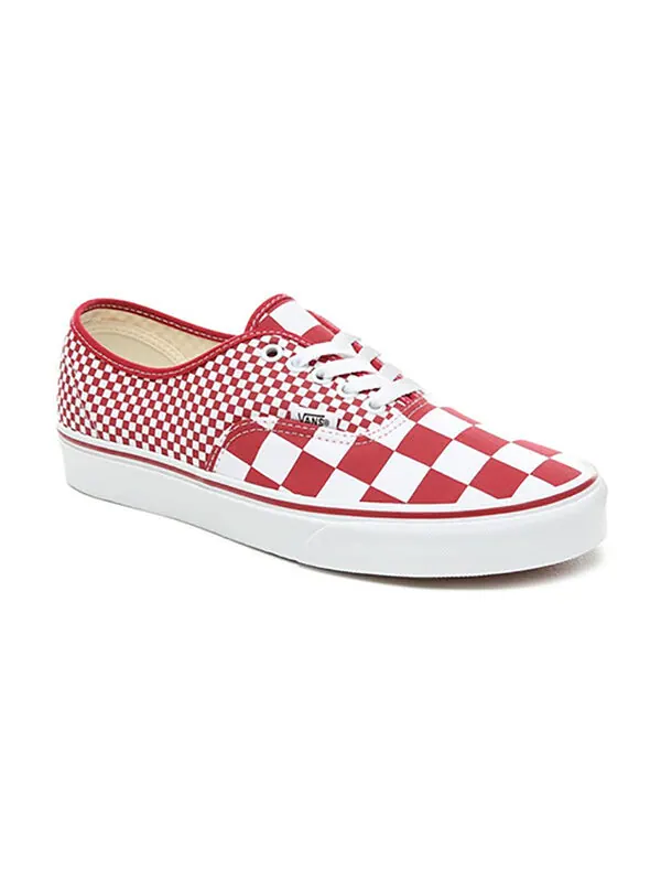 Кроссовки authentic 'mix checker' Vans — изображение 3 из 4, красный