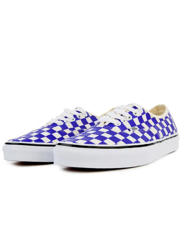Кроссовки thermochrome checker authentic 'purple/magenta' Vans — изображение 2 из 4, синий/белый