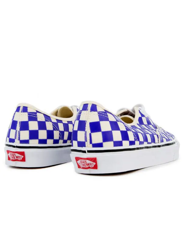 Кроссовки thermochrome checker authentic 'purple/magenta' Vans — изображение 3 из 4, синий/белый