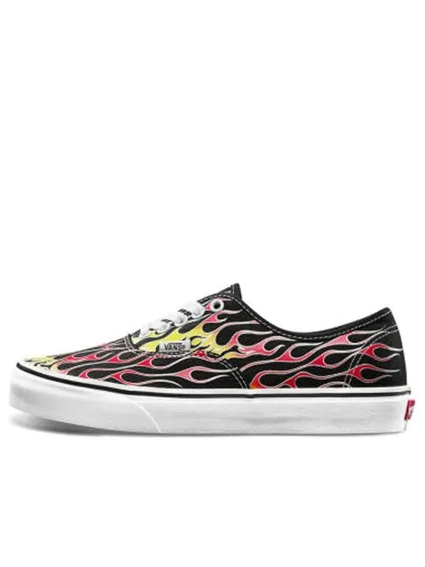 Кроссовки authentic 'mash up flames' Vans — изображение 1 из 4, черный