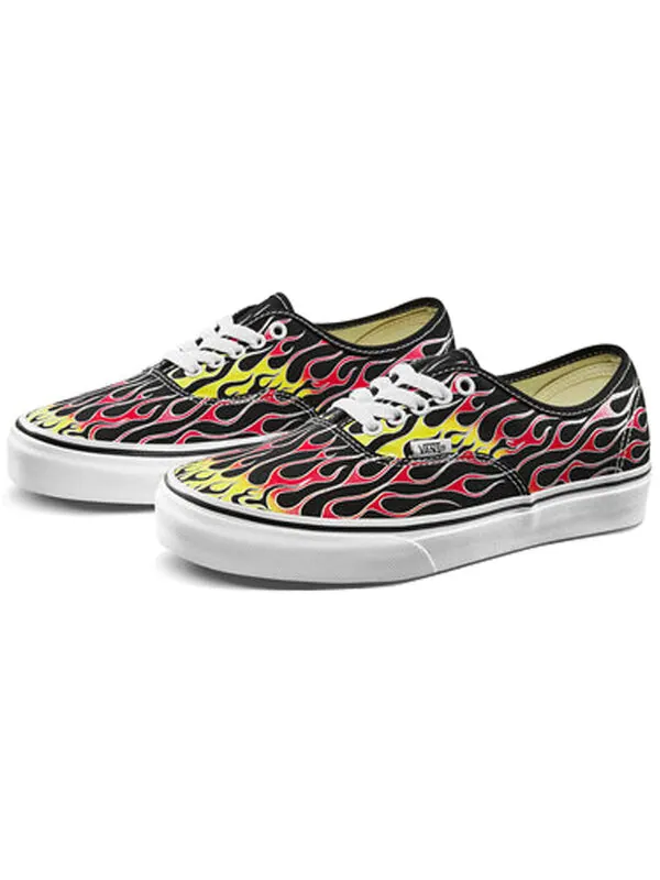 Кроссовки authentic 'mash up flames' Vans — изображение 2 из 4, черный