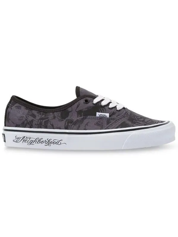 Кроссовки neighborhood x mister cartoon x authentic 44 dx 'tattoo print' Vans — изображение 2 из 4, черный
