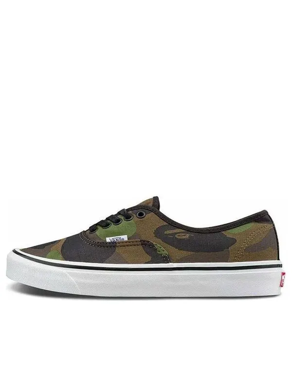 Кроссовки bape x authentic 44 dx 'first camo' Vans — изображение 1 из 4, зеленый