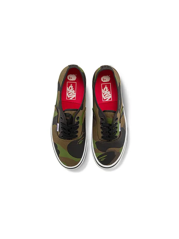 Кроссовки bape x authentic 44 dx 'first camo' Vans — изображение 4 из 4, зеленый