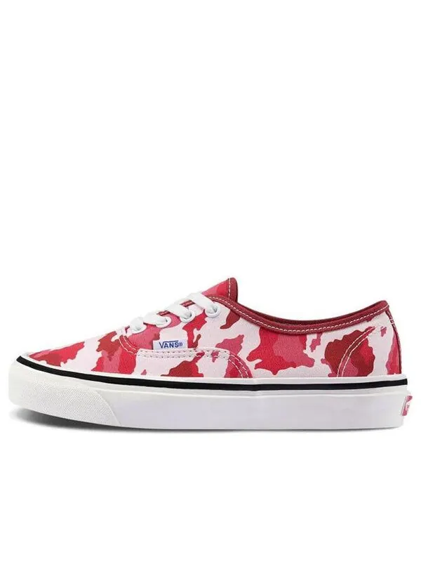 Кроссовки authentic 44 dx red camouflage Vans — изображение 1 из 4, красный