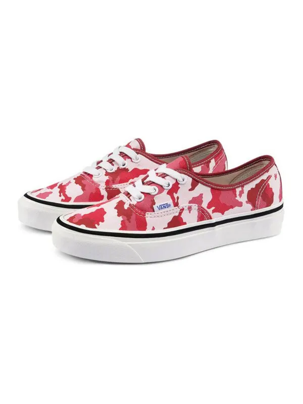 Кроссовки authentic 44 dx red camouflage Vans — изображение 2 из 4, красный