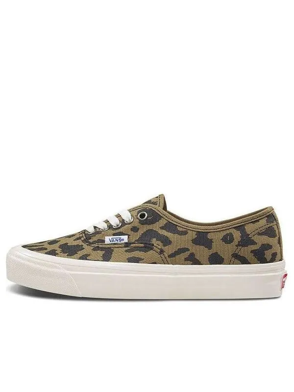 Кроссовки authentic 44 dx 'og leopard' Vans — изображение 1 из 4, коричневый