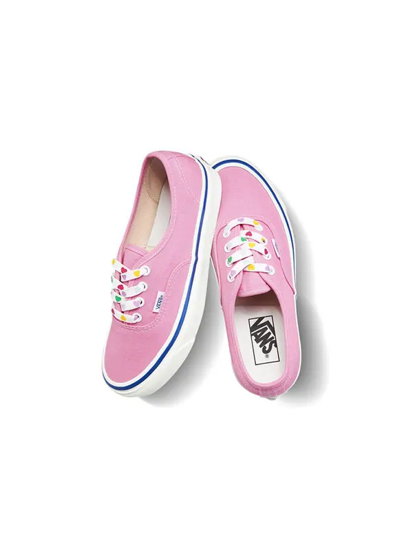 Кроссовки authentic 44 'og pink/og heart lace' Vans — изображение 4 из 4, розовый