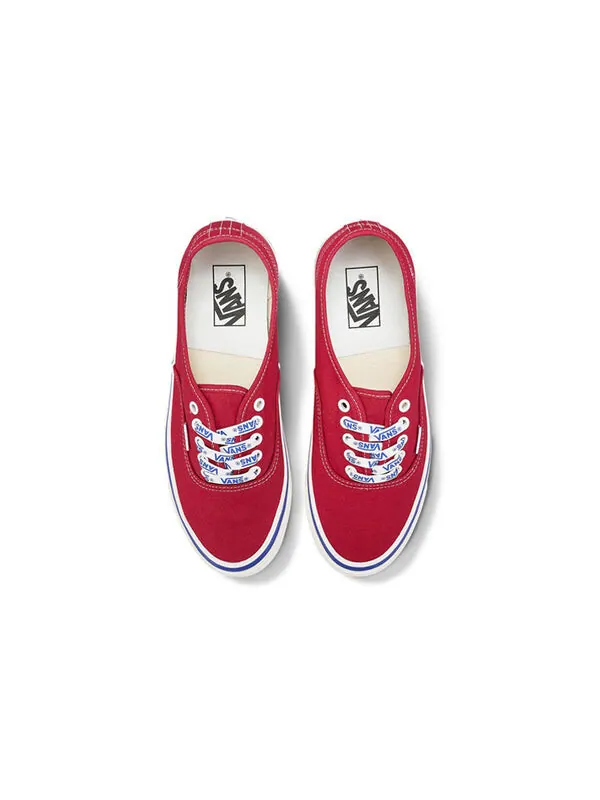 Кроссовки authentic 44 'og red/og lace' Vans — изображение 3 из 4, красный
