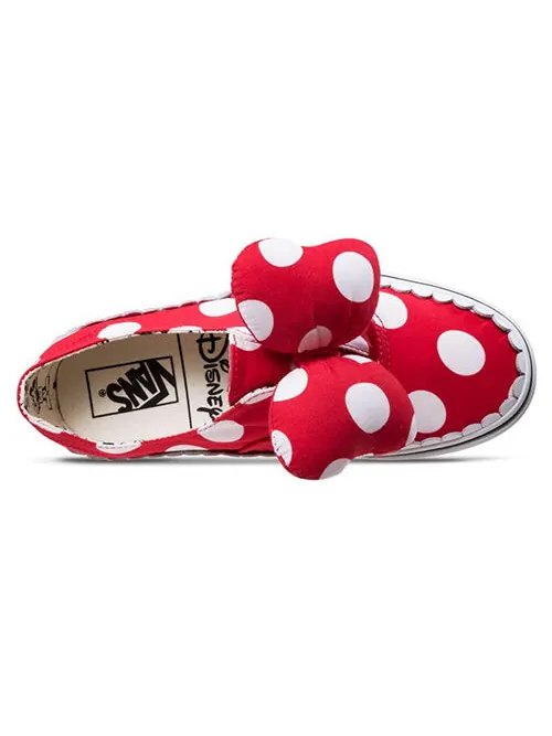 Кроссовки disney x authentic gore 'minnie's bow' Vans — изображение 3 из 4, красный/белый