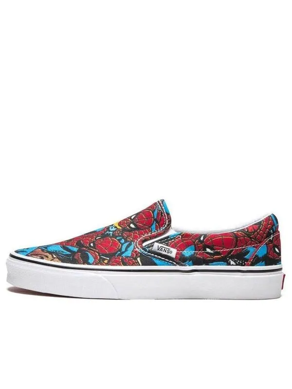 Кроссовки marvel x slip-on 'spiderman' Vans — изображение 1 из 4, красный/синий
