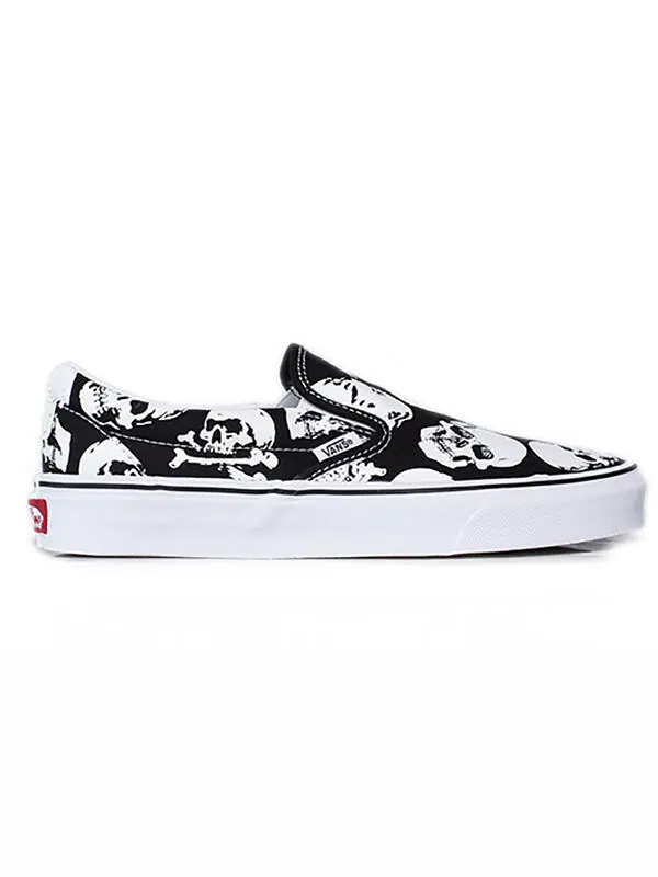 Кроссовки slip-on 'skulls' Vans — изображение 2 из 4, черный